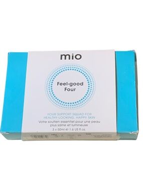 Mio Feel-Good Four Skincare Set Kit Firming Body Butter Serum Brush New in Box